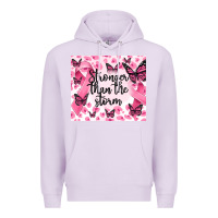 Lilac stronger than the storm Premium Hoodie - MaliasSmallBusiness