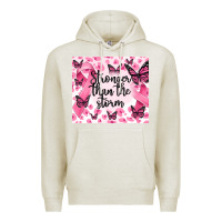 Oatmeal Heather stronger than the storm Premium Hoodie - MaliasSmallBusiness