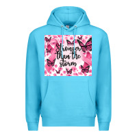 Ocean Blue stronger than the storm Premium Hoodie - MaliasSmallBusiness
