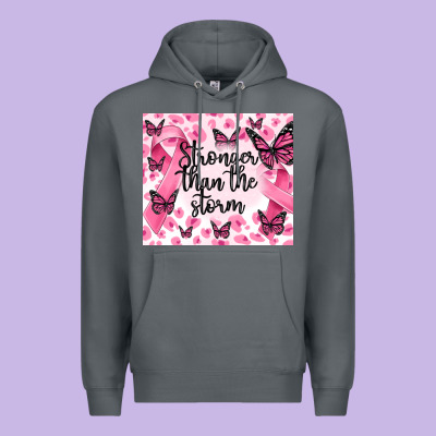 Stronger Than The Storm Premium Hoodie Designed By Maliassmallbusiness