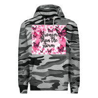 Slate Camo stronger than the storm Premium Hoodie - MaliasSmallBusiness