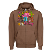 Chestnut rodeo baby Zipper Hoodie - Zillion Design Studio
