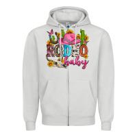 Dove Grey rodeo baby Zipper Hoodie - Zillion Design Studio