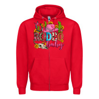 Red rodeo baby Zipper Hoodie - Zillion Design Studio
