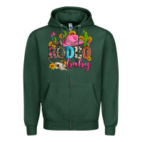 Sports Green rodeo baby Zipper Hoodie - Zillion Design Studio