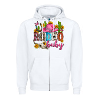 White rodeo baby Zipper Hoodie - Zillion Design Studio