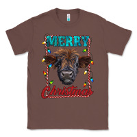Chestnut merry christmas highland calf baby cow Classic Tee - RanaPortraitStore