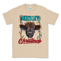 Mushroom merry christmas highland calf baby cow Classic Tee - RanaPortraitStore
