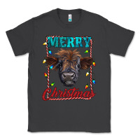 Smoke merry christmas highland calf baby cow Classic Tee - RanaPortraitStore