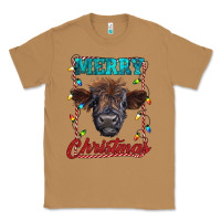 Toasted Coconut merry christmas highland calf baby cow Classic Tee - RanaPortraitStore