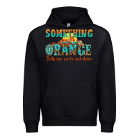 Black something in the orange tells me were not done Urban Hoodie - NancyCooperArtShop