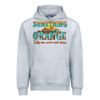 Heather Grey something in the orange tells me were not done Urban Hoodie - NancyCooperArtShop