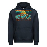Navy something in the orange tells me were not done Urban Hoodie - NancyCooperArtShop