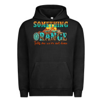 Pigment Black something in the orange tells me were not done Urban Hoodie - NancyCooperArtShop