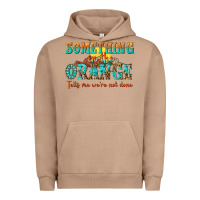 Pigment Burro something in the orange tells me were not done Urban Hoodie - NancyCooperArtShop