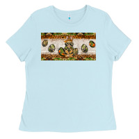 Baby Blue easter camouflage egg hunter bunny license plate template Ladies Tee - BarkalooDesign