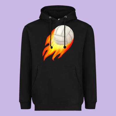 Volleyball Heavyweight Hoodie Designed By Jahusdesignshop