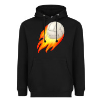 Black volleyball Heavyweight Hoodie - JahusDesignShop