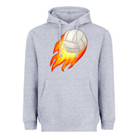 Heather Grey volleyball Heavyweight Hoodie - JahusDesignShop