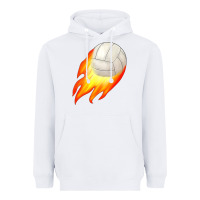White volleyball Heavyweight Hoodie - JahusDesignShop