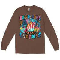Chestnut campfires and coctails Long Sleeve Tee - Zillion Design Studio