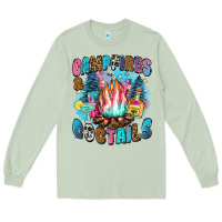 Matcha campfires and coctails Long Sleeve Tee - Zillion Design Studio