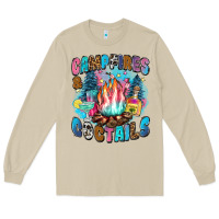 Mushroom campfires and coctails Long Sleeve Tee - Zillion Design Studio
