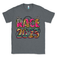 Charcoal Heather race 2023 Classic Tee - Zillion Design Studio