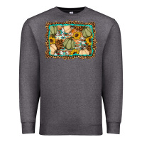 Charcoal Heather Fall pumpkin Premium Sweatshirt - Artiststas