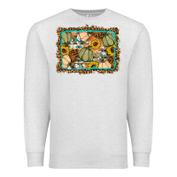 Oatmeal Heather Fall pumpkin Premium Sweatshirt - Artiststas
