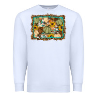 White Fall pumpkin Premium Sweatshirt - Artiststas