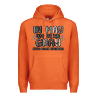 Carrot in may we wear gray brain cancer awareness Premium Hoodie - MaliasSmallBusiness
