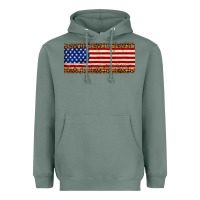 Sage usa flag leopard Heavyweight Hoodie - JahusDesignShop