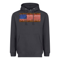 Smoke usa flag leopard Heavyweight Hoodie - JahusDesignShop