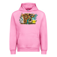 Fuchsia Pink pt physical therapist western Urban Hoodie - NancyCooperArtShop