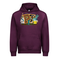 Mauve Wine pt physical therapist western Urban Hoodie - NancyCooperArtShop