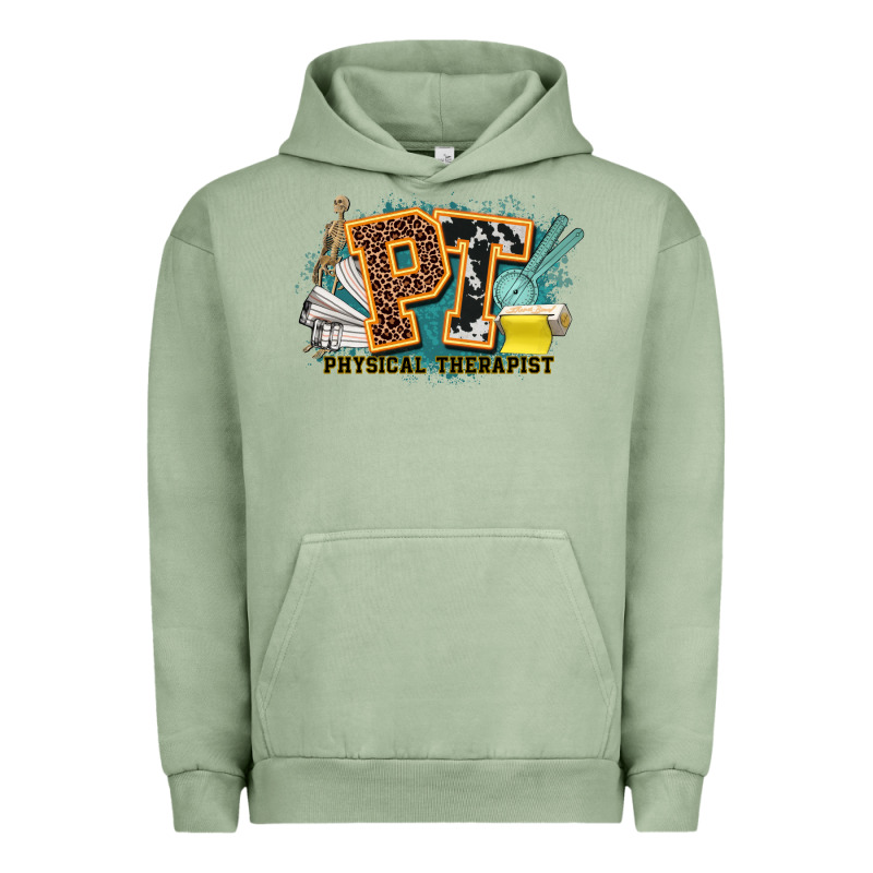 Pt Physical Therapist Western Urban Hoodie by NancyCooperArtShop | Teevron