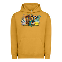 Pigment Peanut Butter pt physical therapist western Urban Hoodie - NancyCooperArtShop