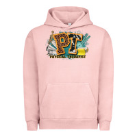 Pigment Salmon pt physical therapist western Urban Hoodie - NancyCooperArtShop
