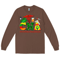 Chestnut cna juneteenth certified nursing assistant Long Sleeve Tee - AdoDesignShop