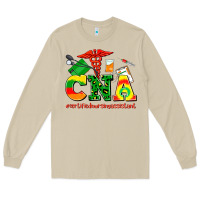 Mushroom cna juneteenth certified nursing assistant Long Sleeve Tee - AdoDesignShop