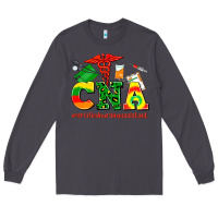 Smoke cna juneteenth certified nursing assistant Long Sleeve Tee - AdoDesignShop