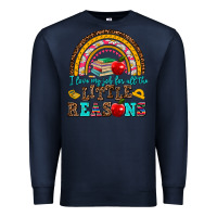 Navy i love my job for all the little reasons Premium Sweatshirt - AdoDesignShop