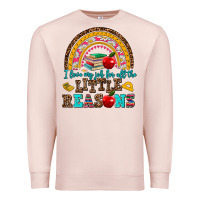 Pale Pink i love my job for all the little reasons Premium Sweatshirt - AdoDesignShop