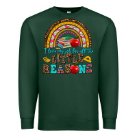 Sports Green i love my job for all the little reasons Premium Sweatshirt - AdoDesignShop
