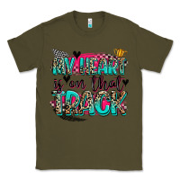 Army Green my heart is on that track Classic Tee - Zillion Design Studio