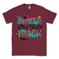 Burgundy my heart is on that track Classic Tee - Zillion Design Studio