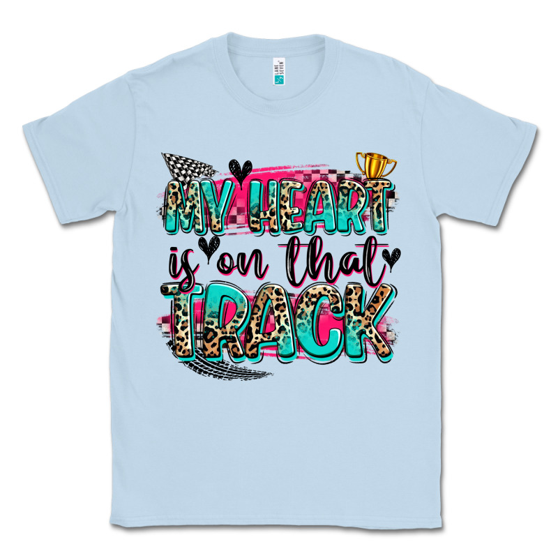 My Heart Is On That Track Classic Tee by Zillion Design Studio | Teevron