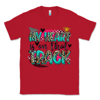 Red my heart is on that track Classic Tee - Zillion Design Studio