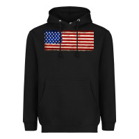 Black usa flag Heavyweight Hoodie - JahusDesignShop